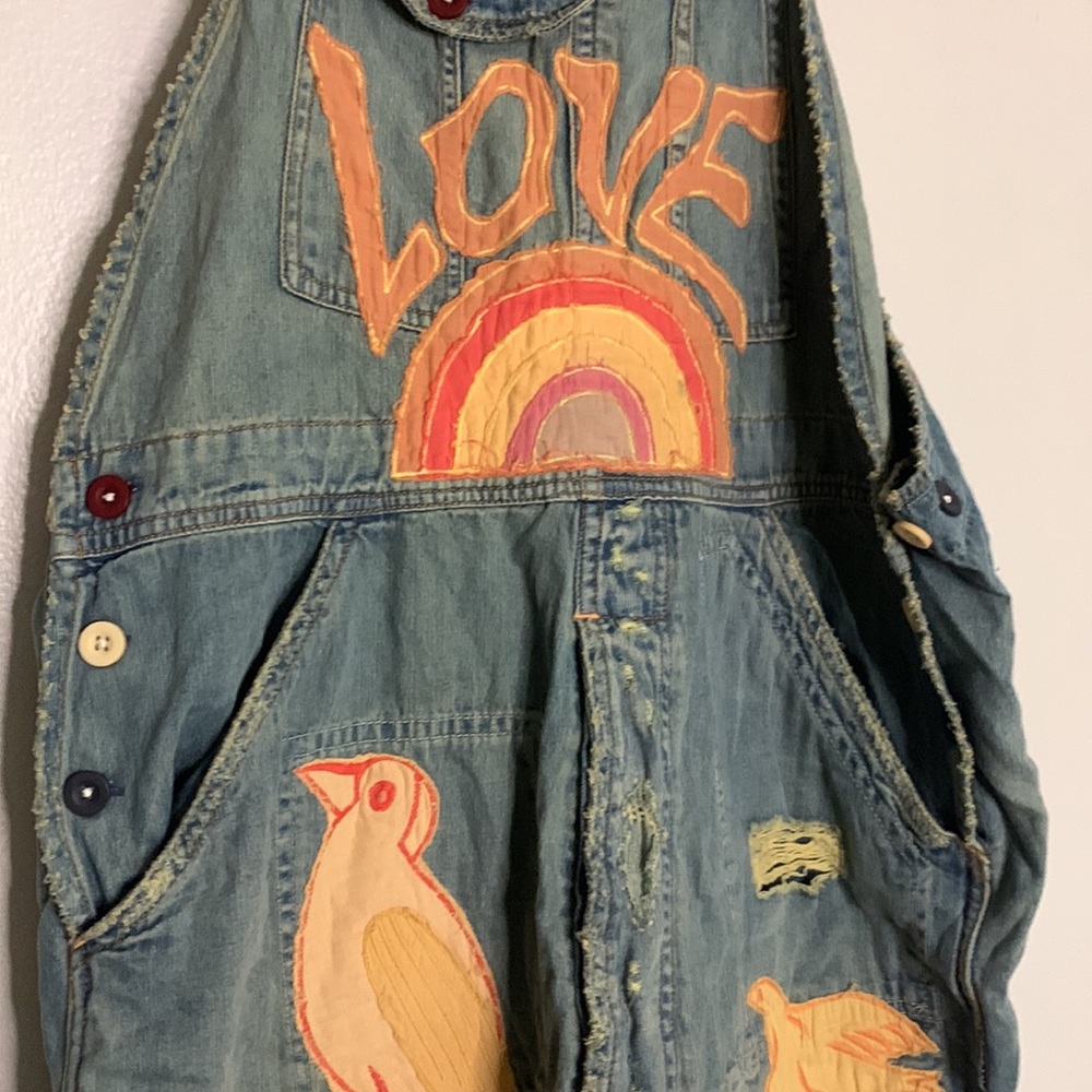 Magnolia Pearl Colorful Denim Overalls - Picture 8 of 9